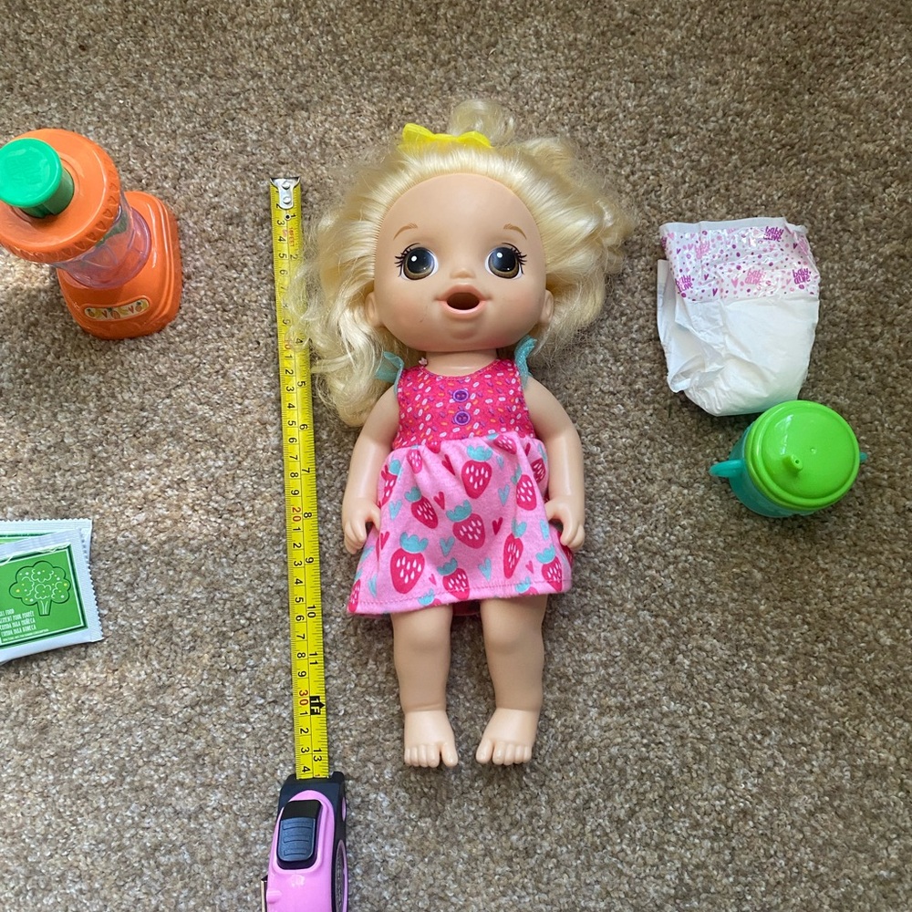 ✨ Baby Alive Doll with Accessories – Great Condition! ✨